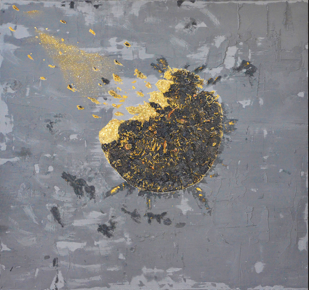 Acrylic Painting On Wooden Canva Last Seconds Benie