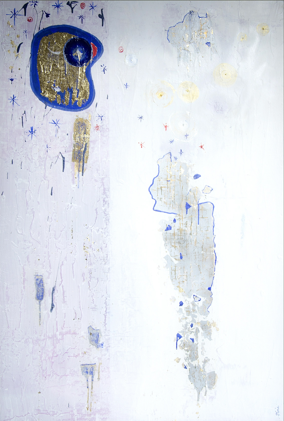 Acrylic Painting On Wooden Canva Man Of The Moon Hey Jo Benie